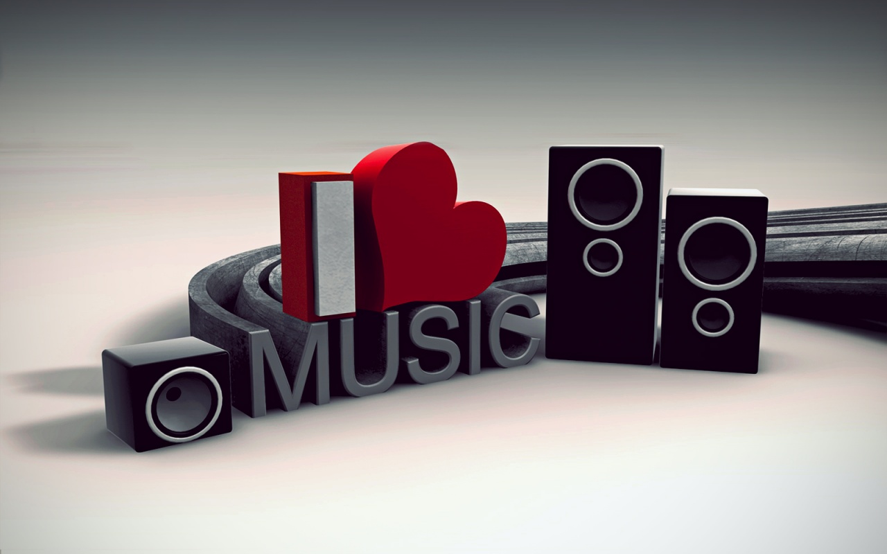 I Love Music Desktop Pc And Mac Wallpaper