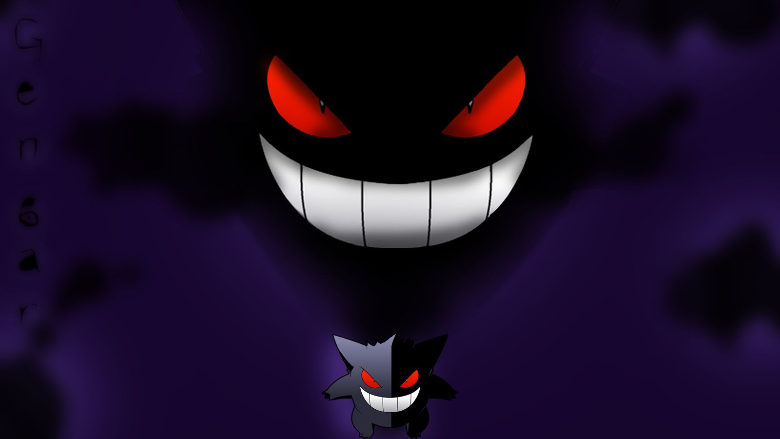 Shiny Mega Gengar by Zaphy1415926 on DeviantArt