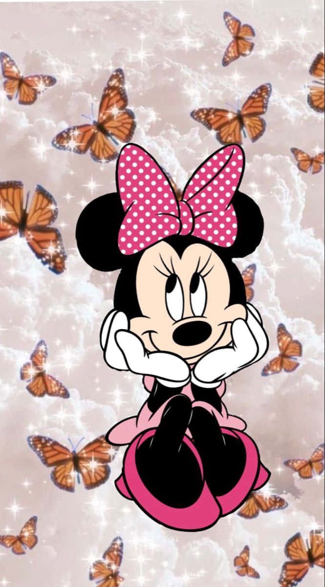 Minnie Mouse Pink Wallpaper