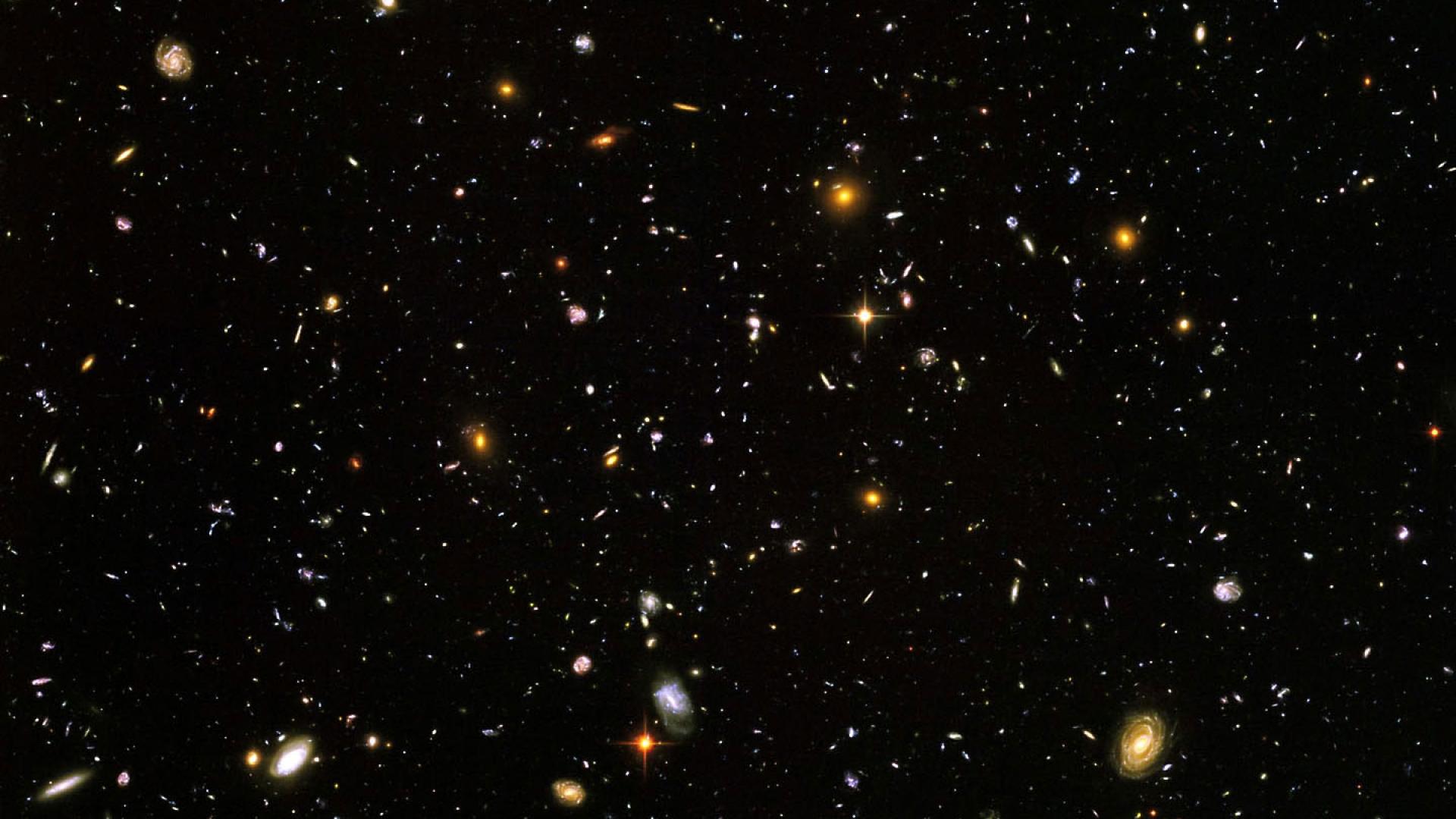 Hubble Deep Field Image Outer Space Wallpaper Hq