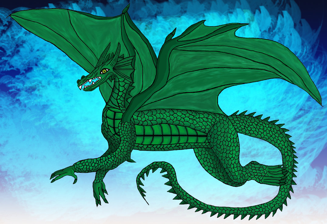 Green Dragon Desktop Background Hivewallpaper