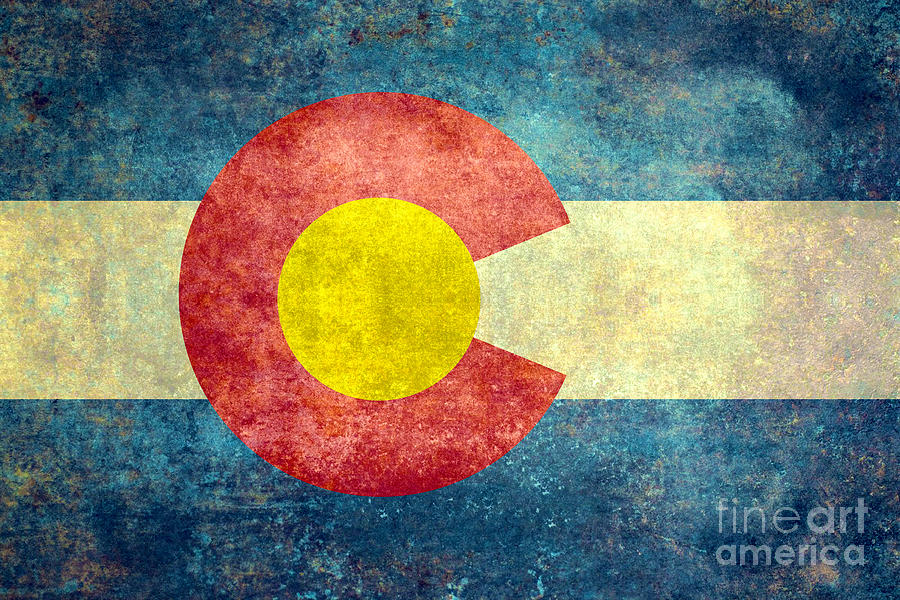 Colorado State Flag Digital Art