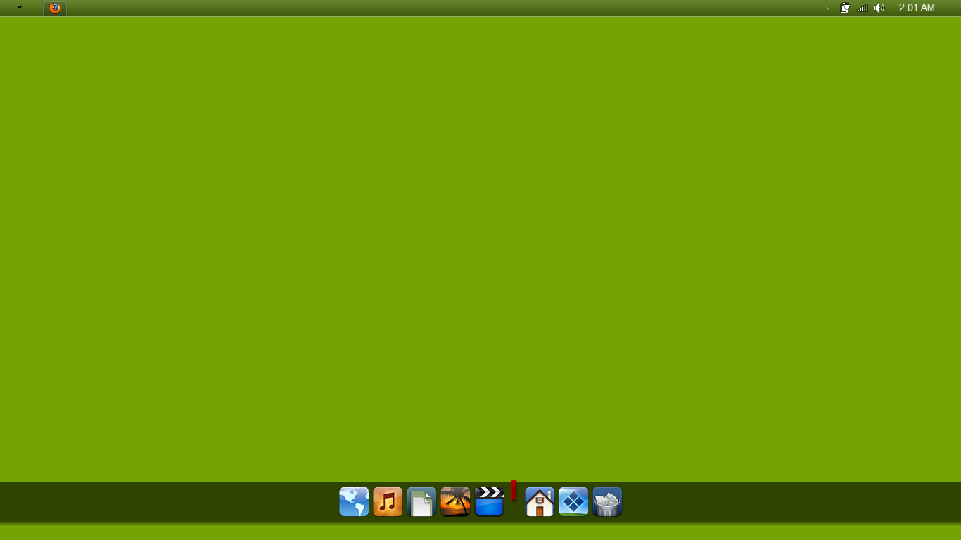 Empty Desktop In Windows The Screenshot Has An Extra Border