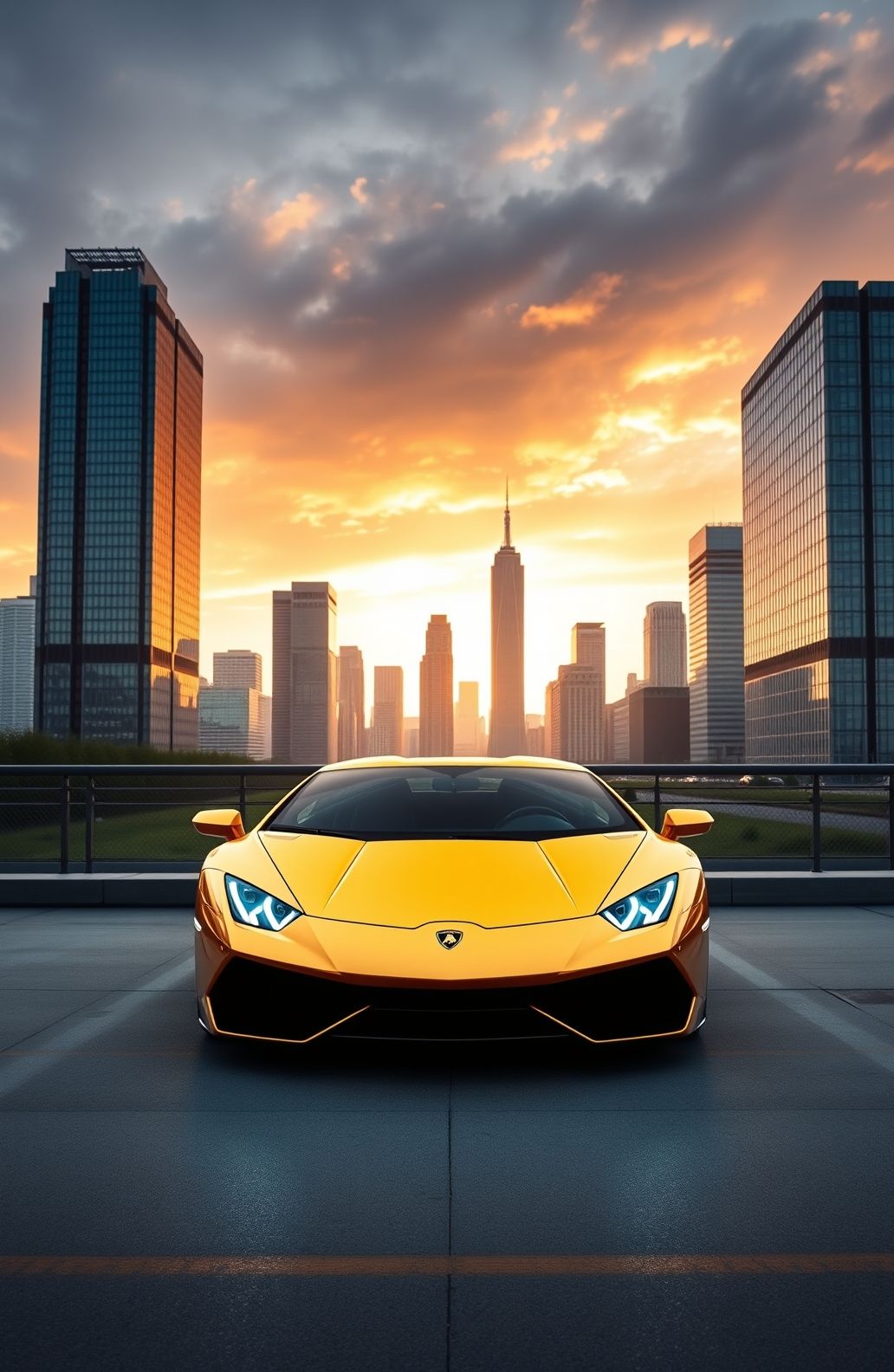 Gold Lamborghini Wallpaper