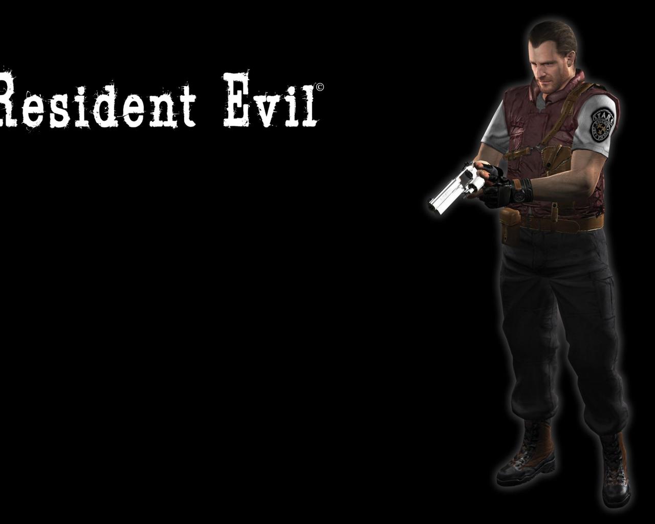 Resident Evil Barry Burton Games Cop HD Wallpaper Hq
