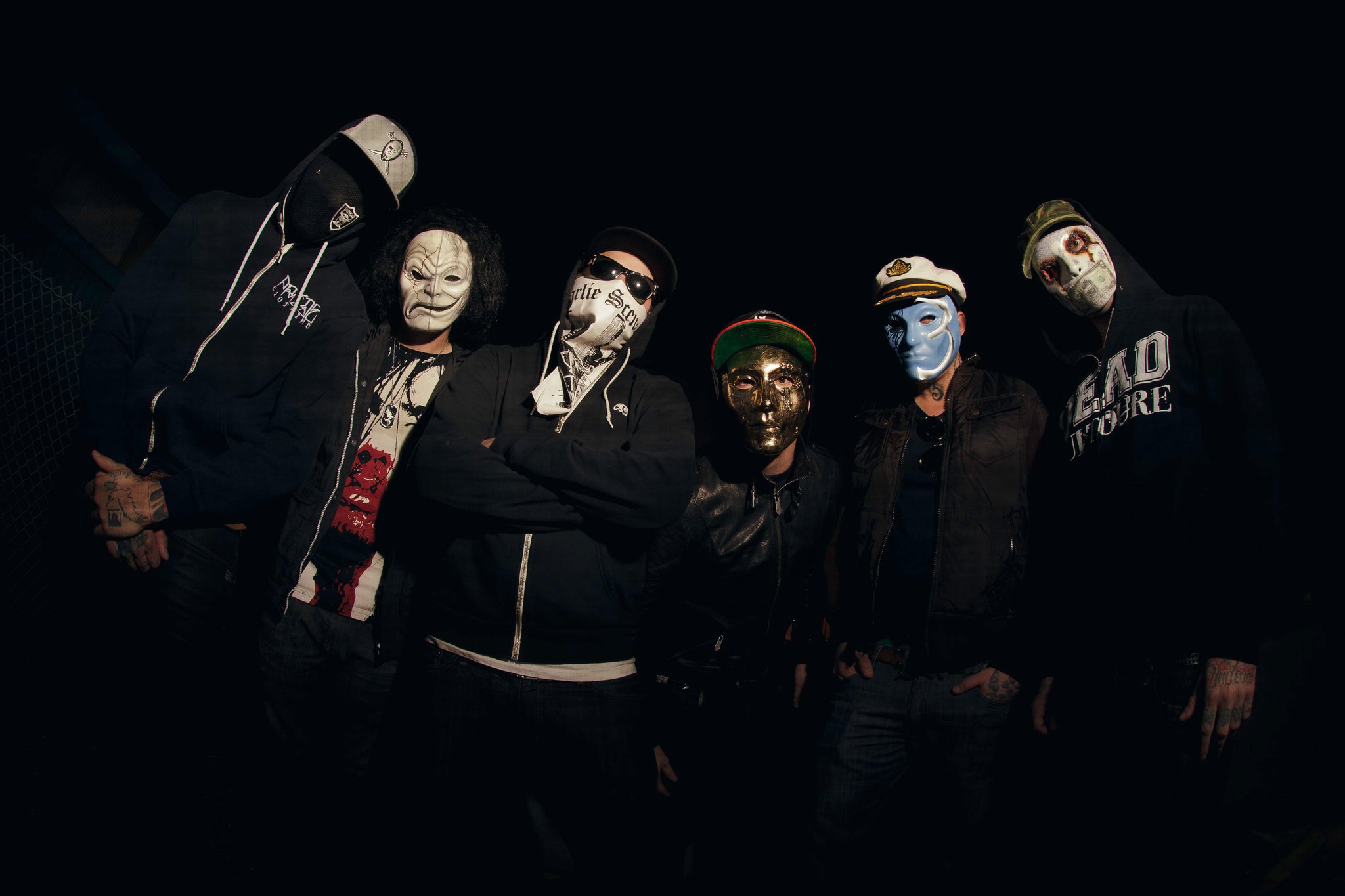 Nice wallpaper of Hollywood undead picture of masks Rapcore For