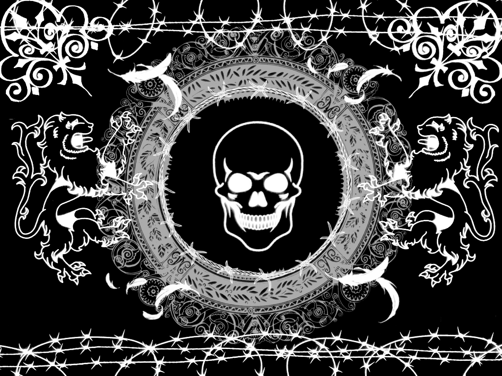 Image Gothic Skull Desktop Background