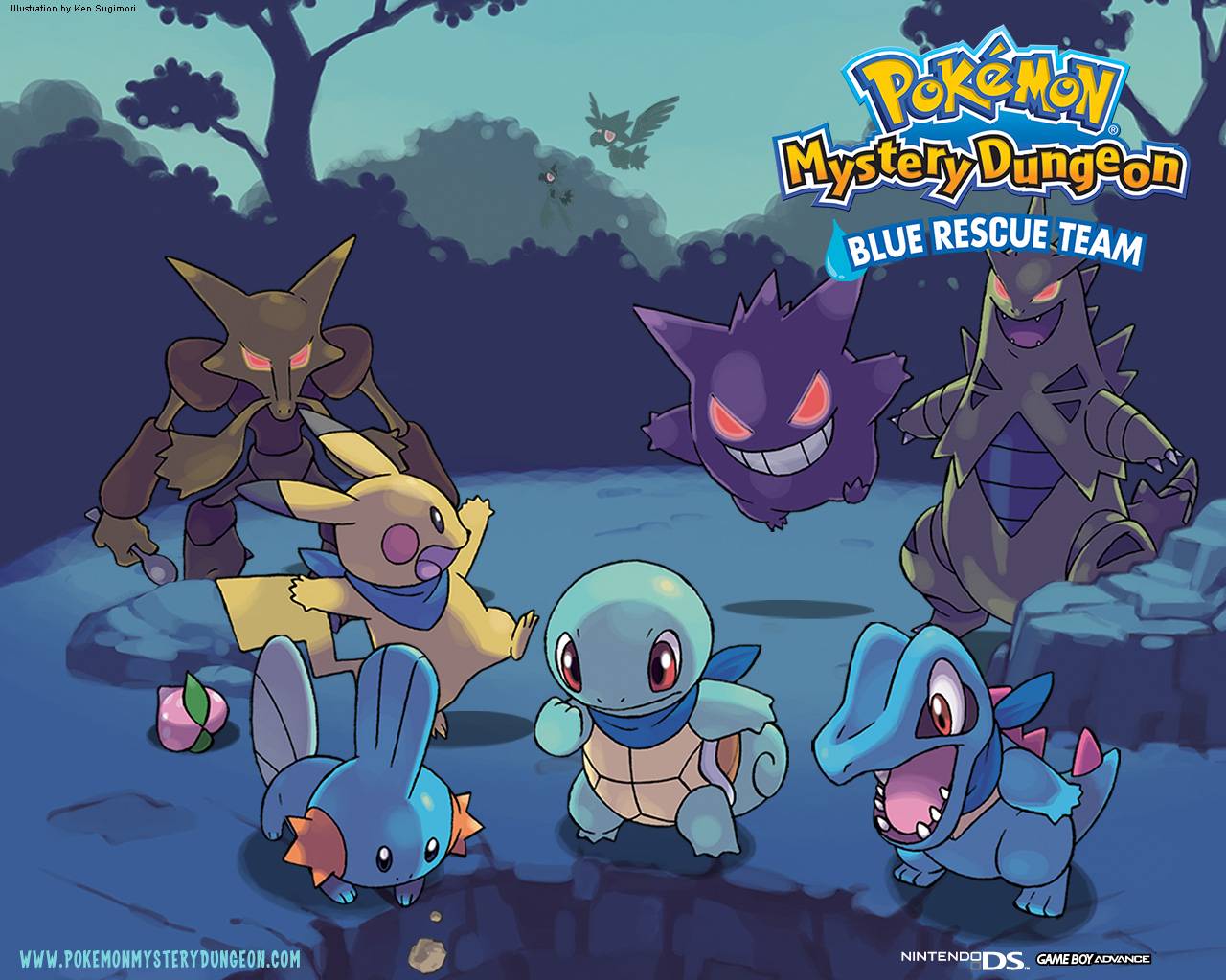 Pokemon Mystery Dungeon Blue Rescue Team Wallpaper