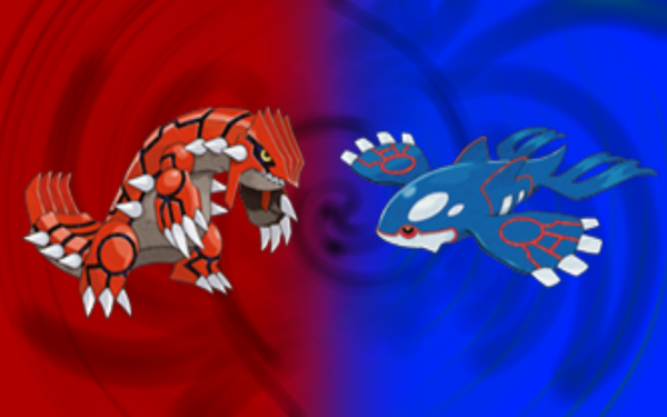 Groudon And Kyogre By Sonictarded