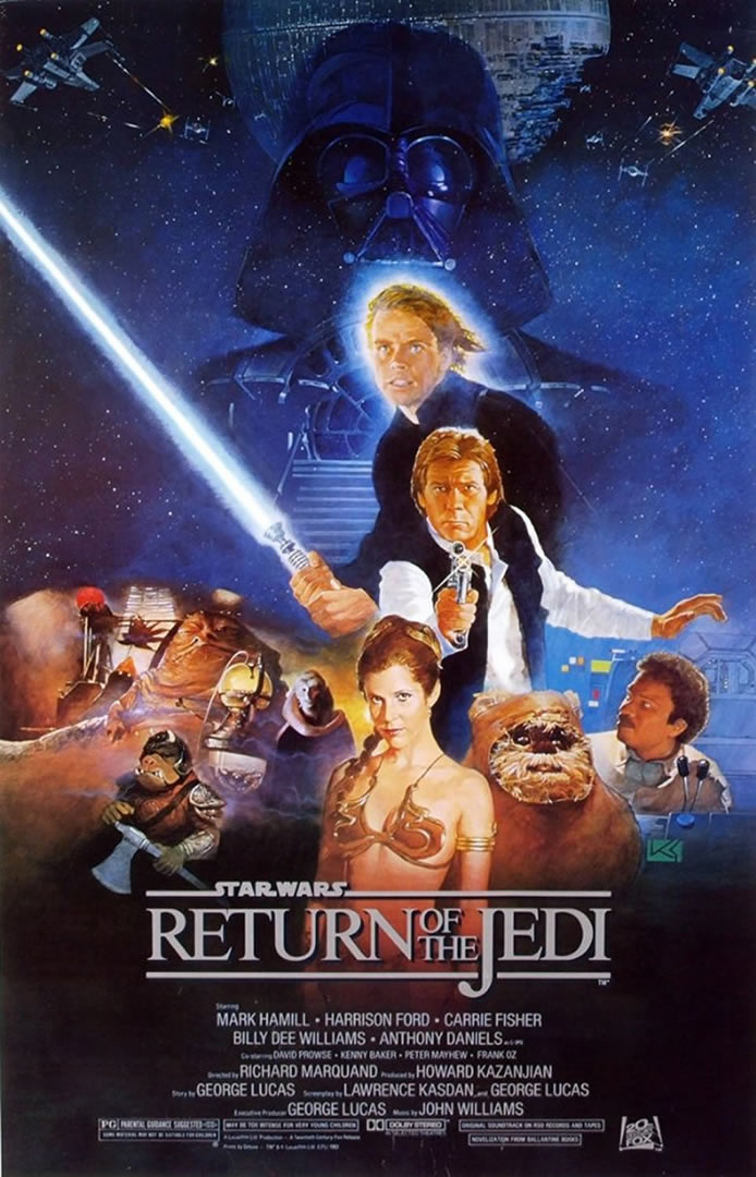 Star Wars Return Of The Jedi   classic movie posters wallpaper image 694x1080