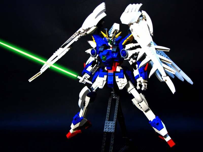 Gundam Wing Zero Custom Lego Beamsabre Jpg