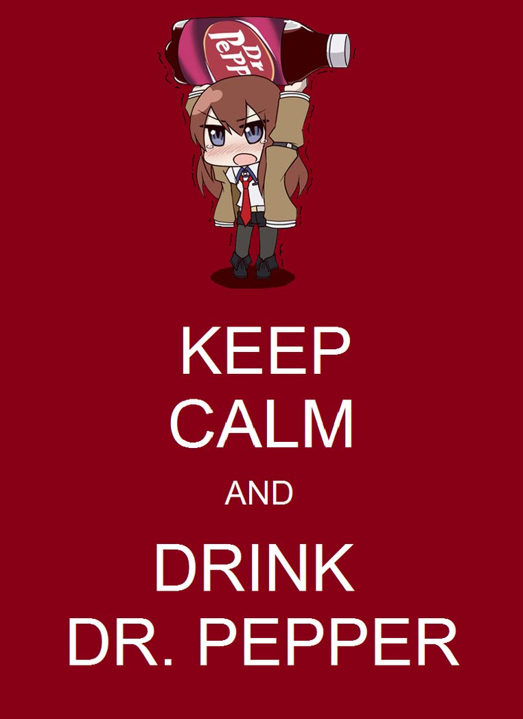 Keep Calm And Drink Dr Pepper By 95gamergirl