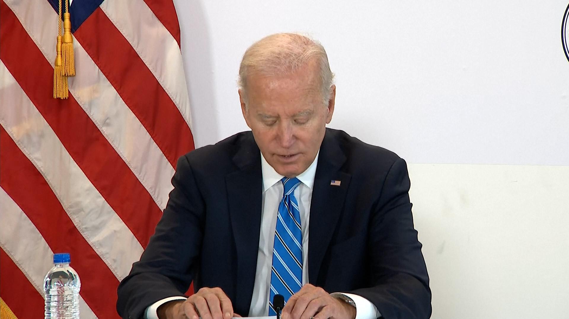 Joe Biden Announces Federal Funding In Hurricane Fiona