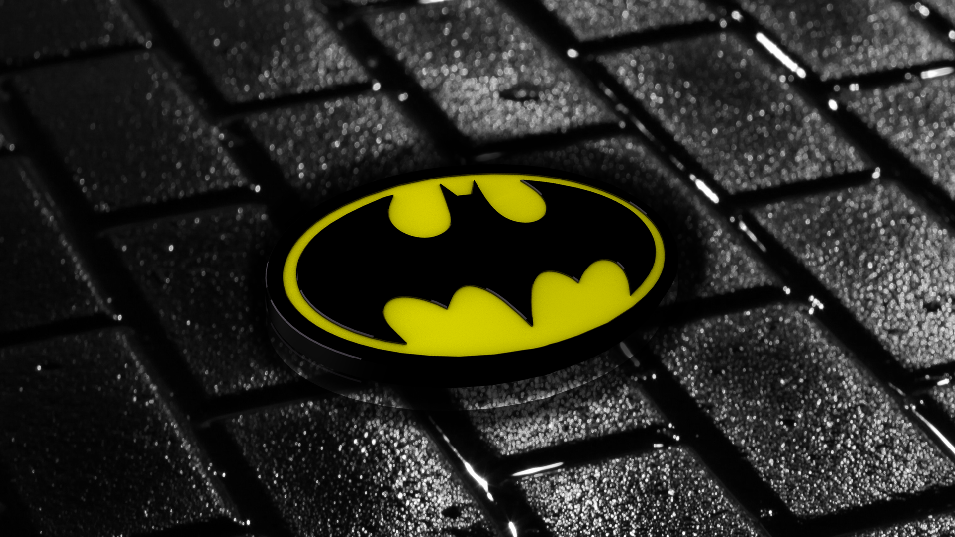 Batman 3d Logo Wallpaper By Rainbowzz Design