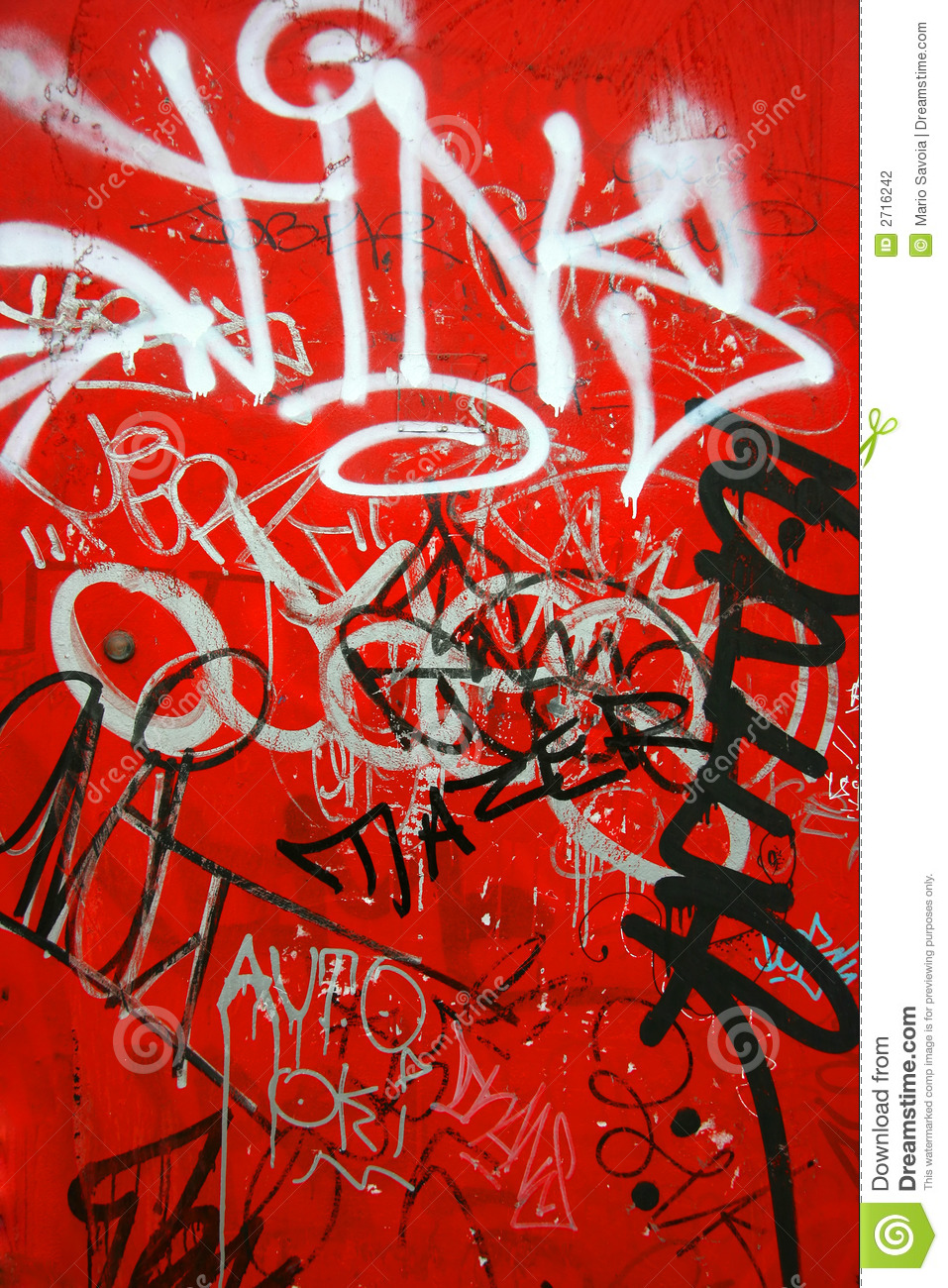 Red Graffiti Wallpaper On Vertical