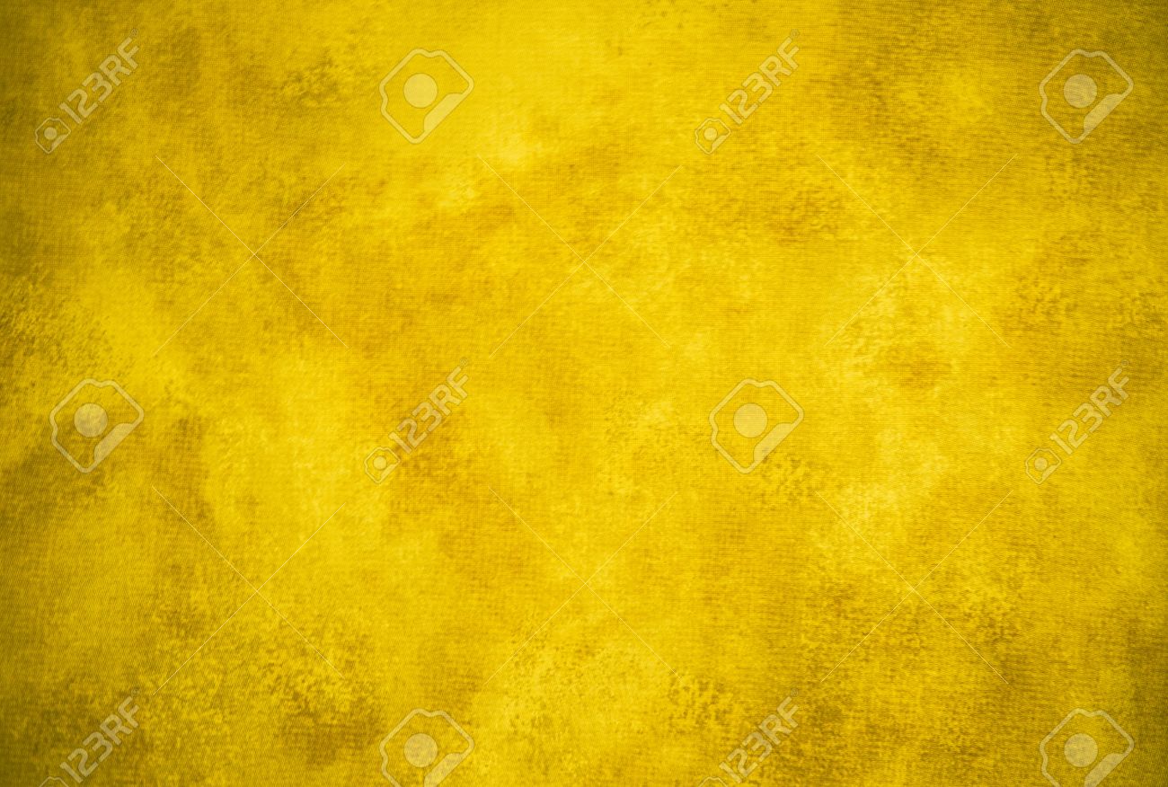 Classic Dark Yellow Painterly Texture Or Background Stock Photo