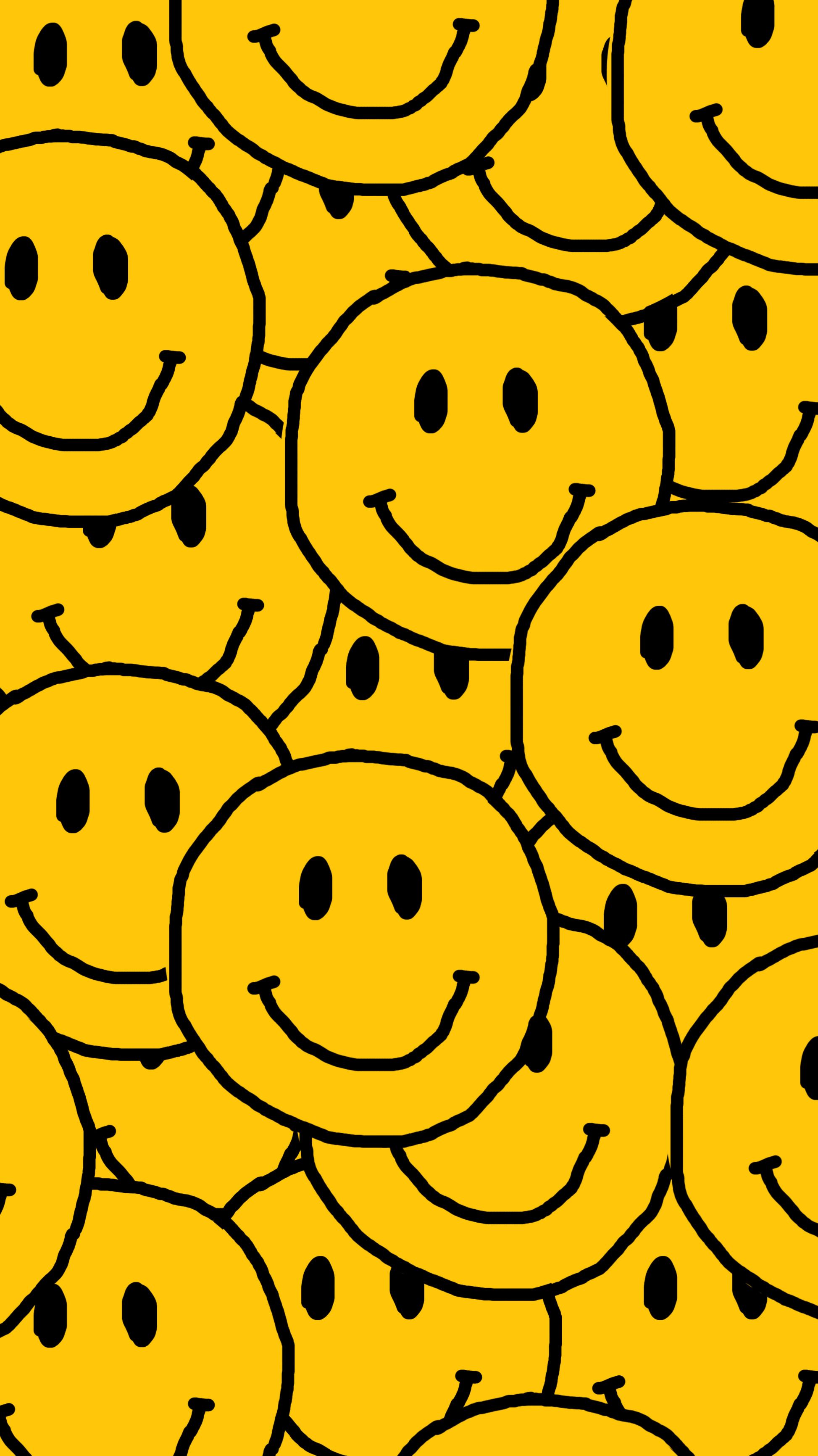 Smiley Face Abstract Wallpaper  Aesthetic Smiley Face Wallpaper iPhone