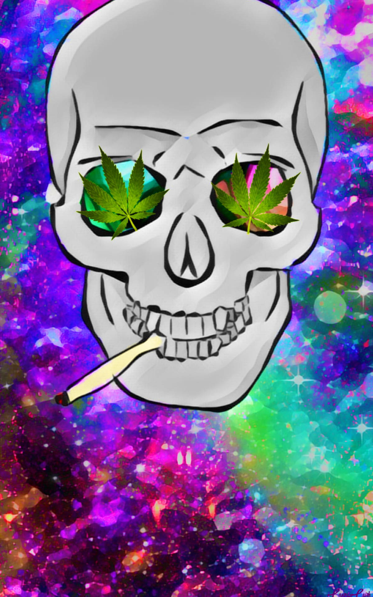 Smoking Weed Wallpaper
