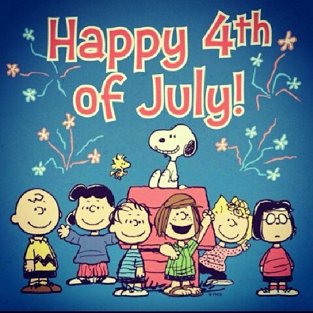 4th Of July Peanuts Gang