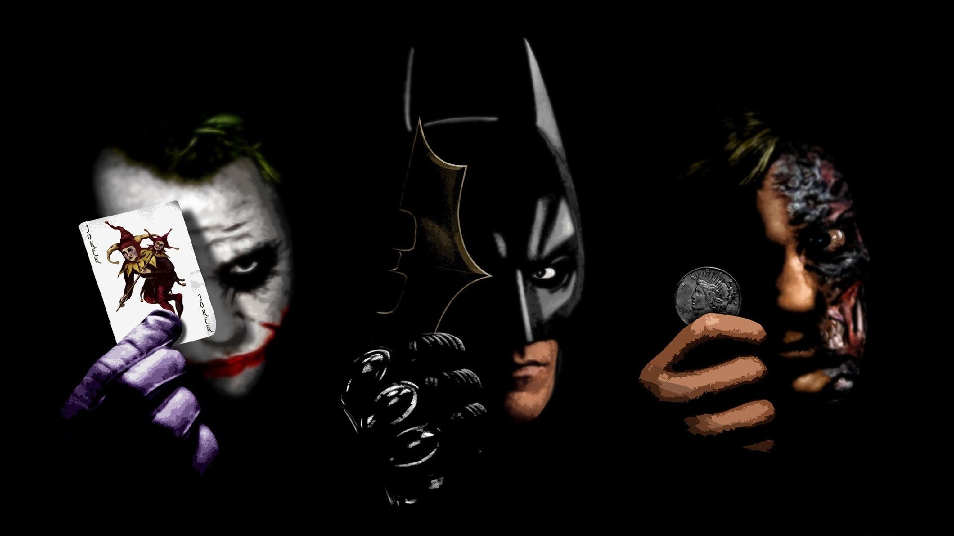 Batman And The Joker Desktop Wallpaper