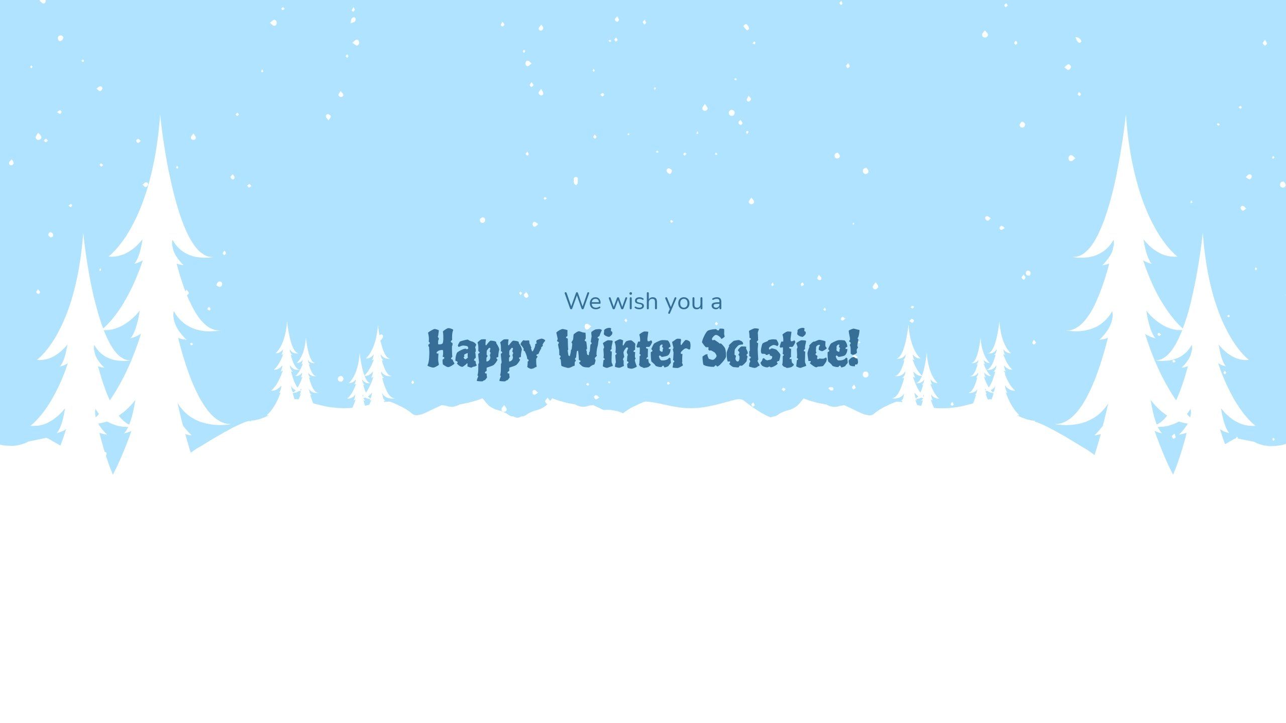 Happy Winter Solstice Wallpaper