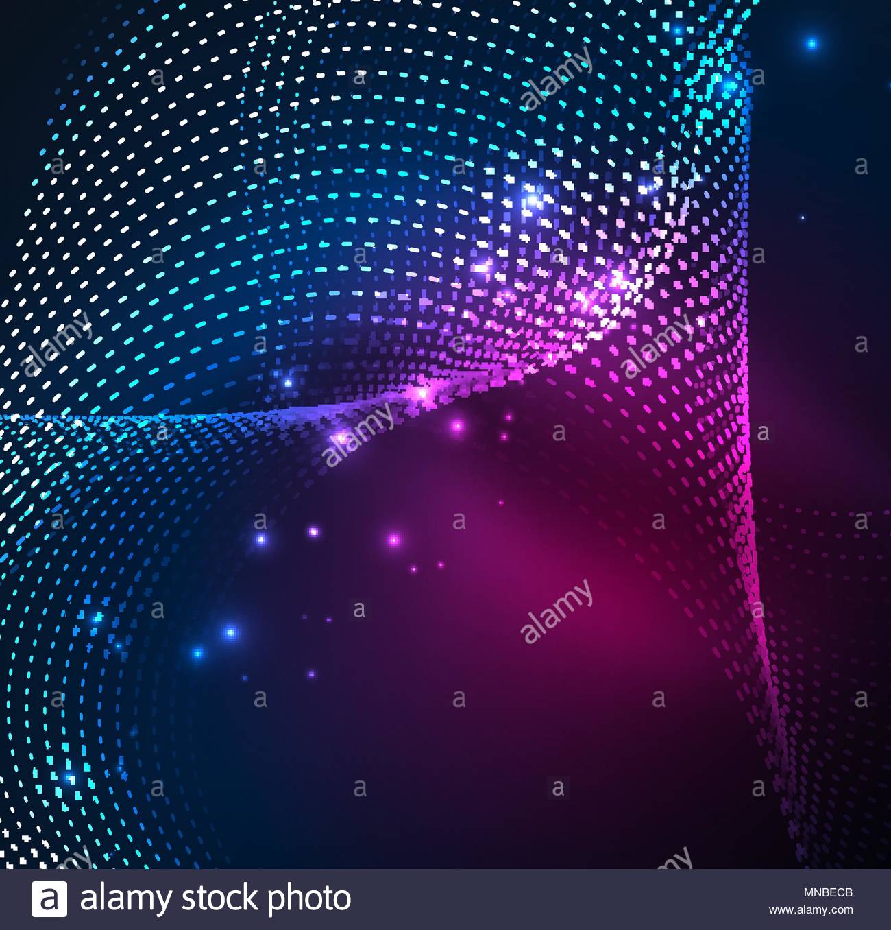 Vector Wave Particles Background