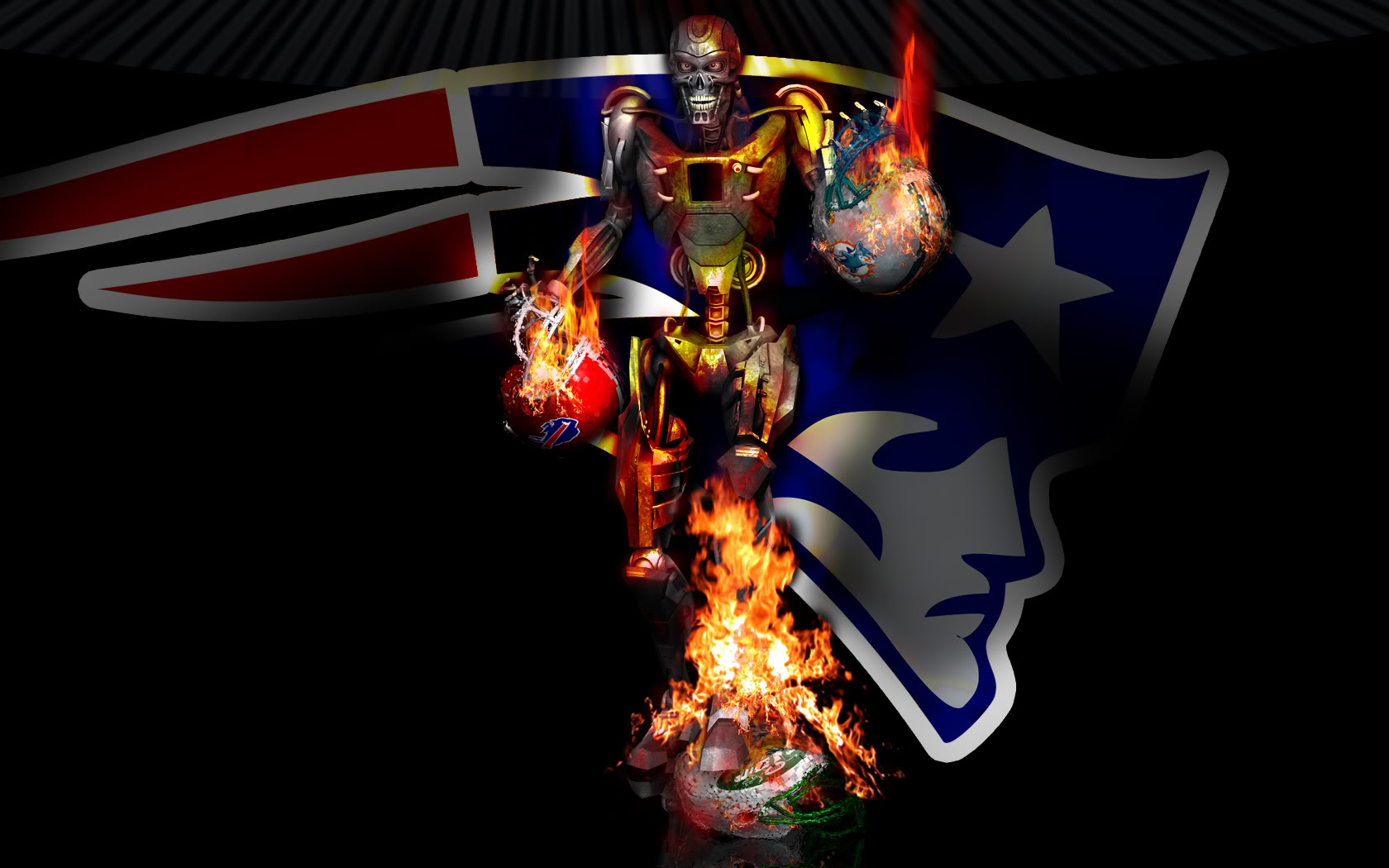 Terminator Patriots Own The Afc East Wallpaper Pla