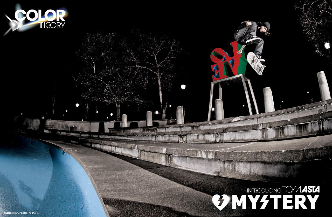Mystery Skateboards Wallpaper Color Theory