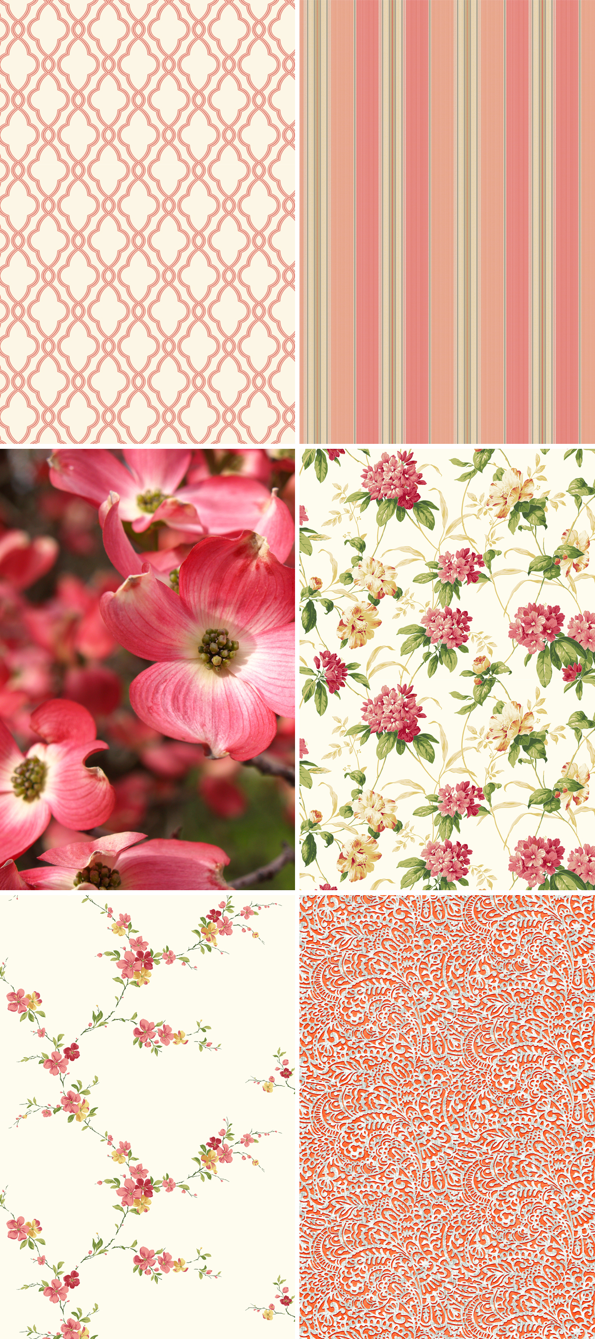 New Waverly Floral Trail Wallpaper Bunda Daffa