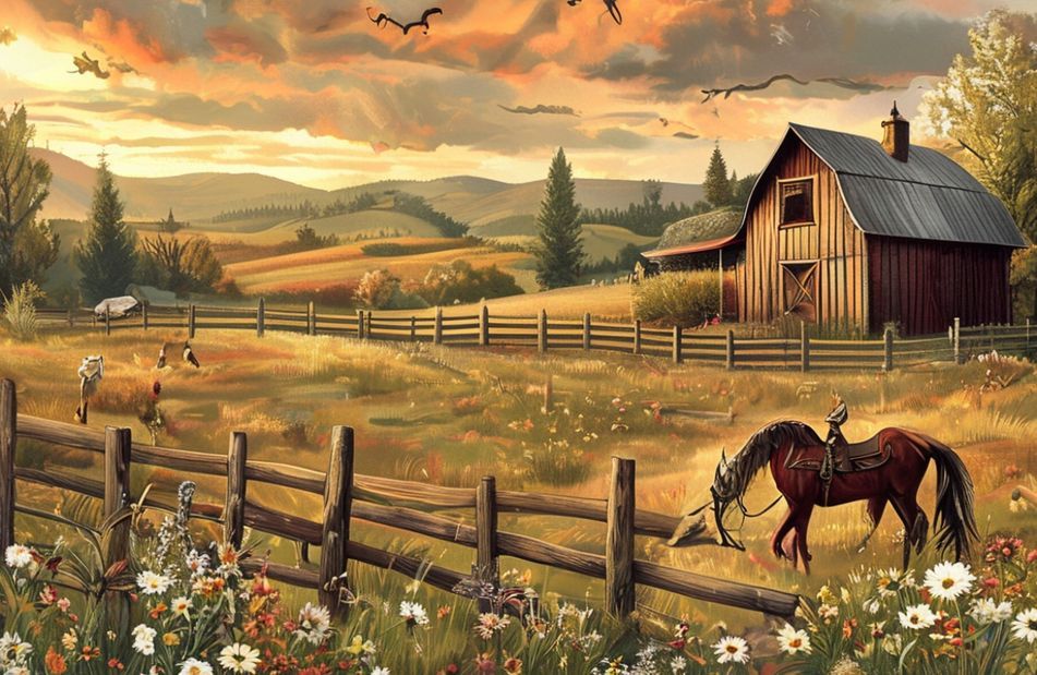 Country Western Wallpaper