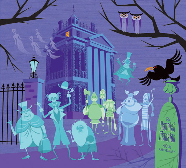 Shag Haunted Mansion Art And Disneyland Events