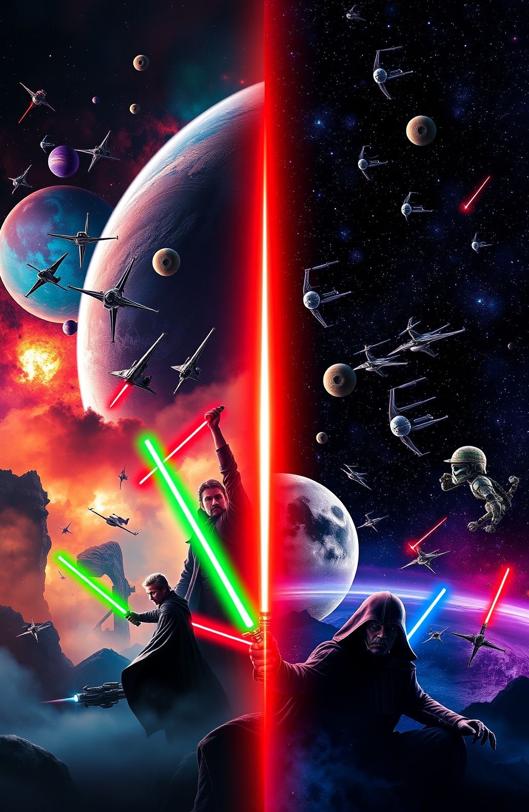 Dual Screen Wallpaper Star Wars