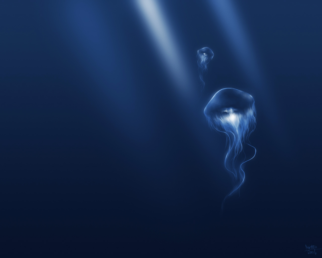 Deep Blue Sea Desktop Wallpaper HD