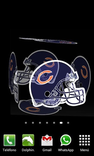 Bigger 3d Chicago Bears Wallpaper For Android Screenshot