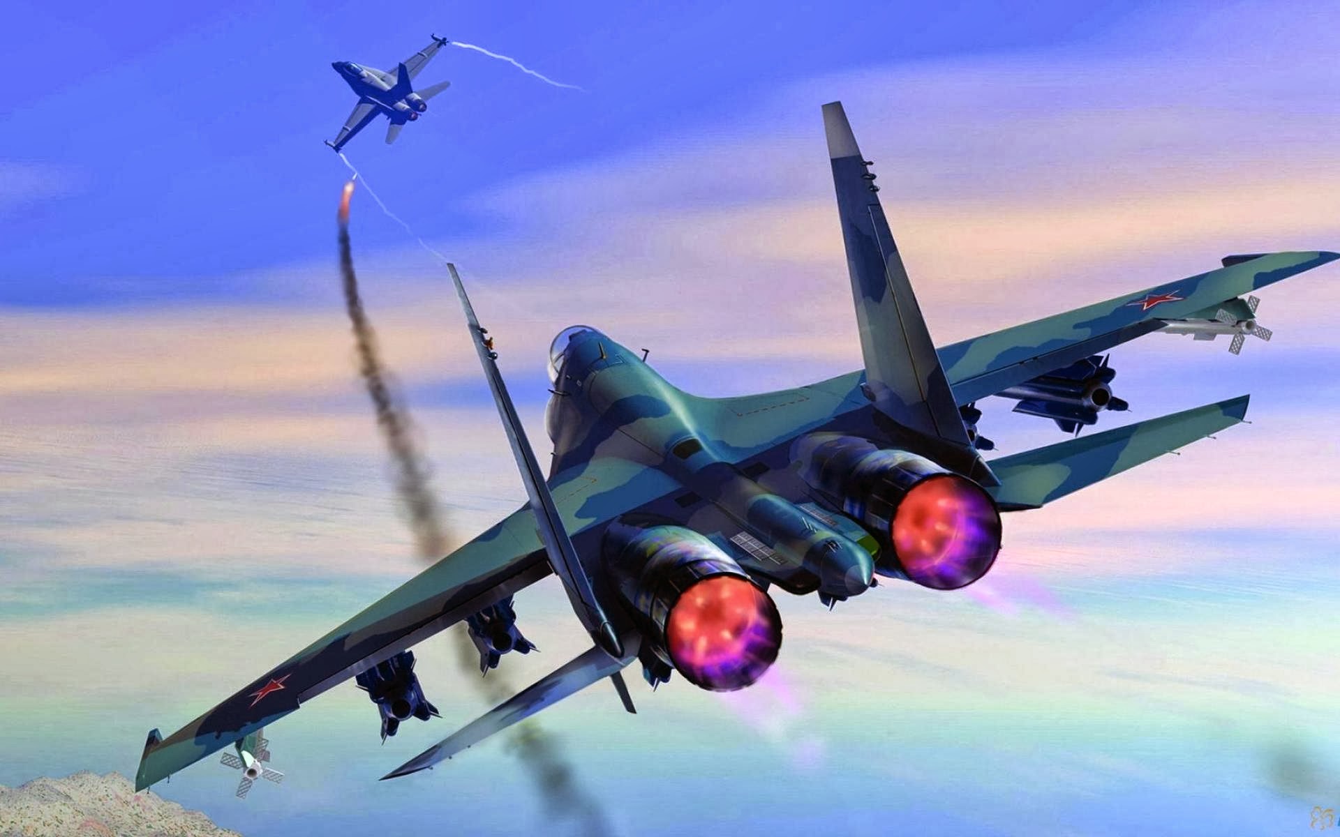 Jet Fighter Air Battle Download 1920x1200