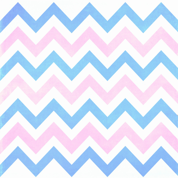 Pink And Blue Chevron Wallpaper