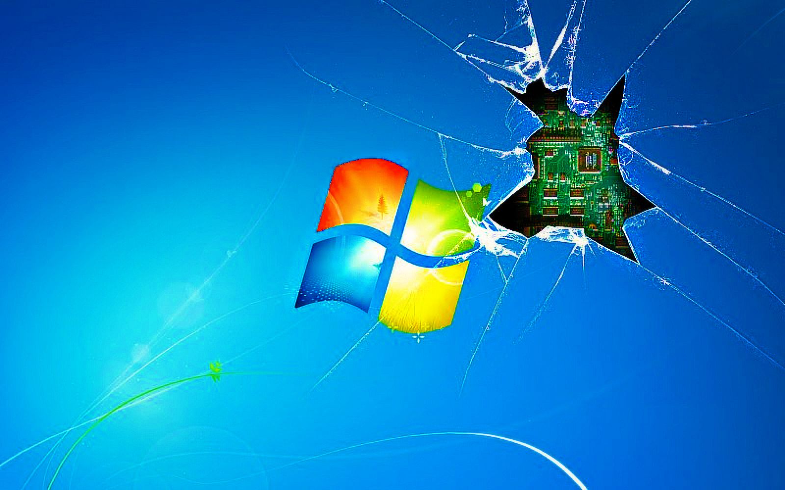 Broken Desktop Screen Vista Windows