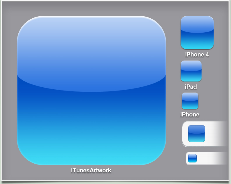 iPhone iPad Icon Template By Michel0000