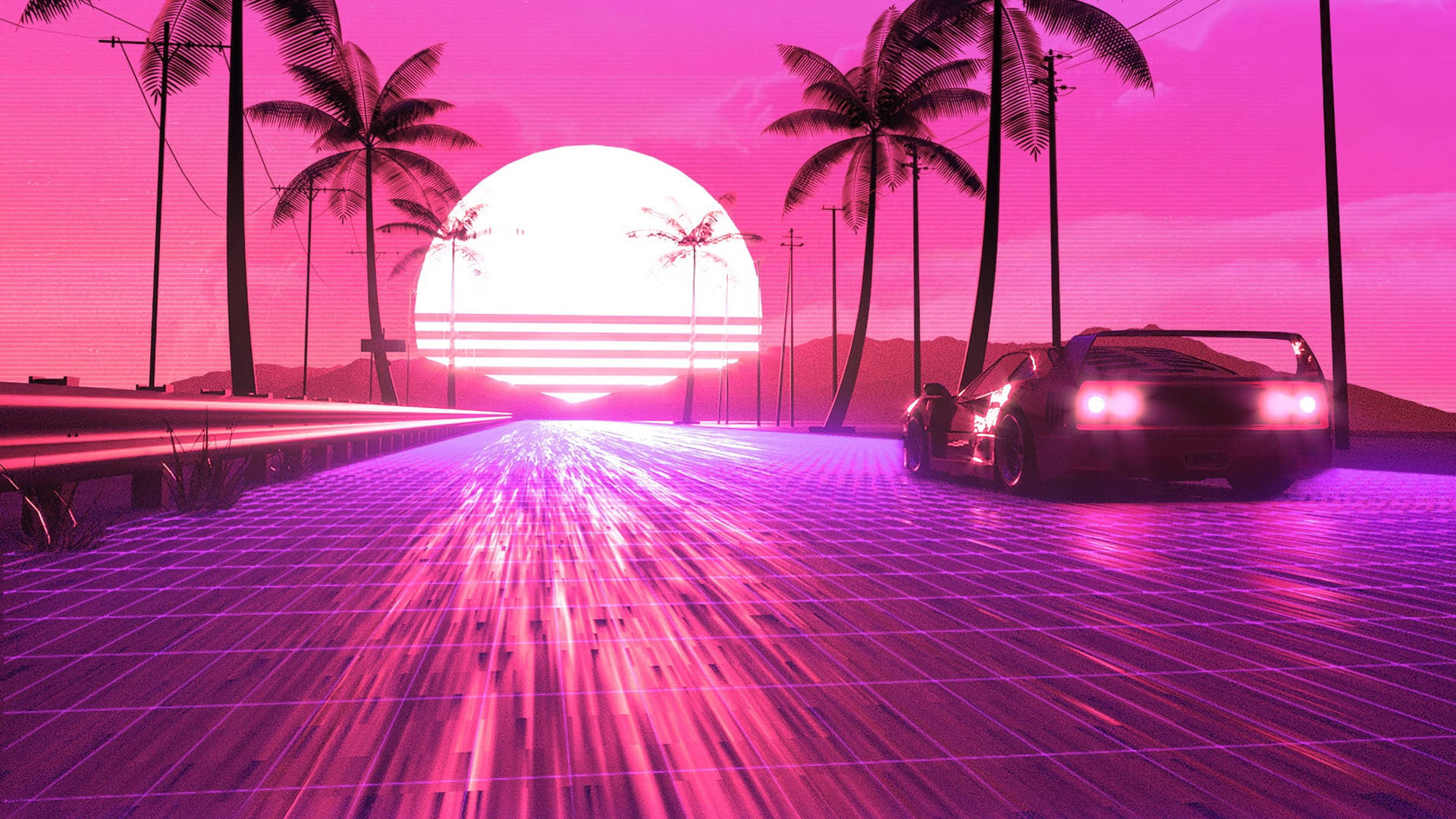 Top Neon Pink Aesthetic Wallpaper Full HD 4k To Use