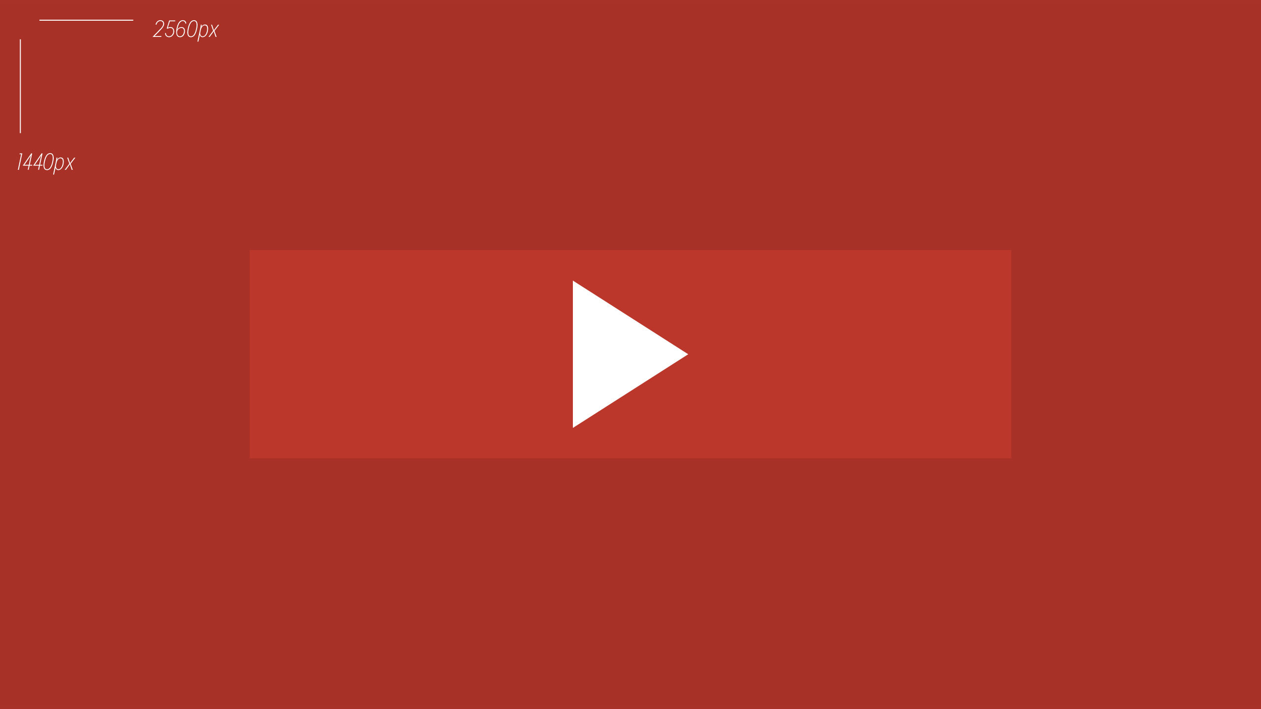 Youtube Channel Art 2048x1152 Pixels Template