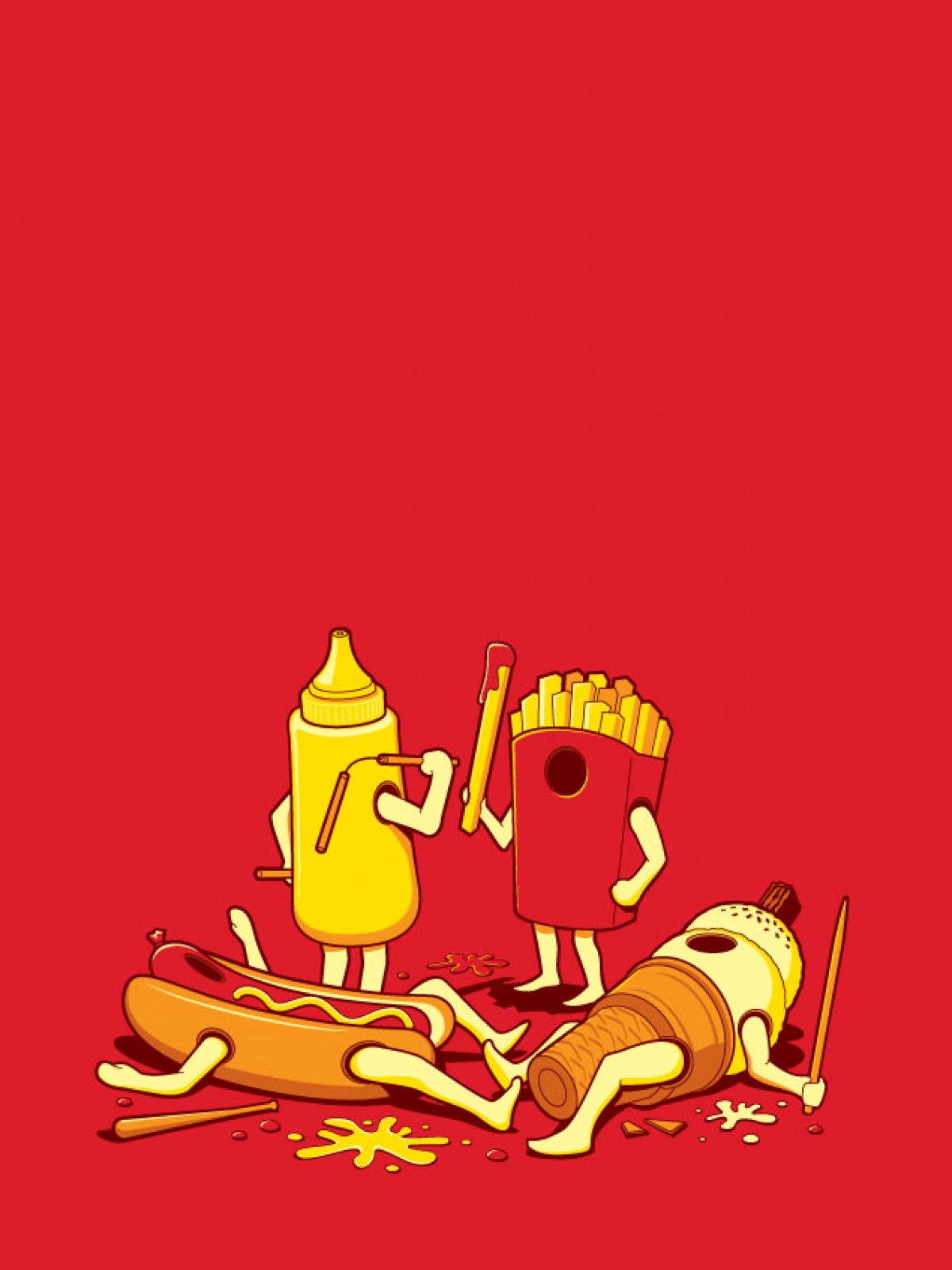 Fast Food Battle Android Wallpaper free download