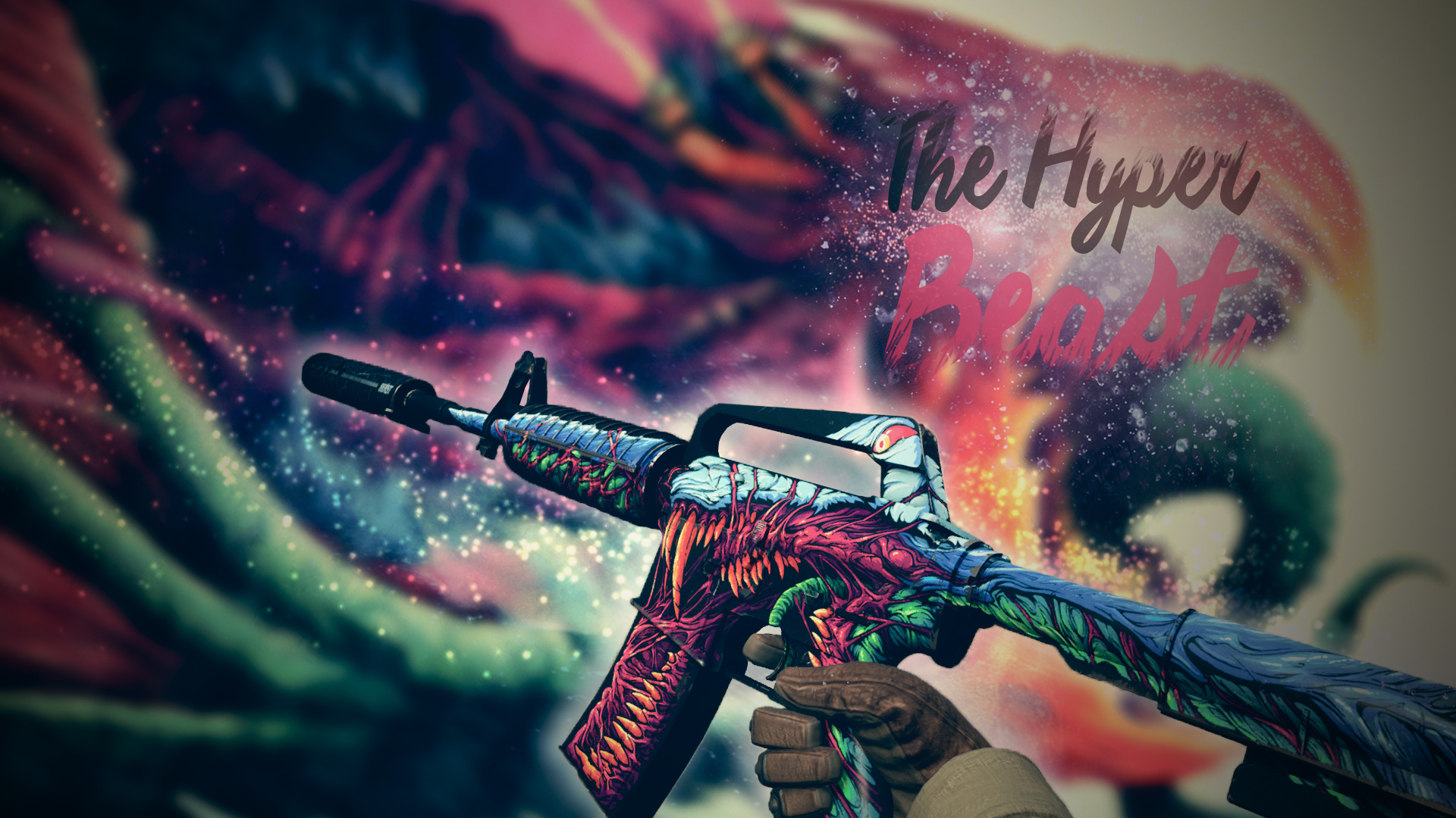 download the new The Beast M249 cs go skin