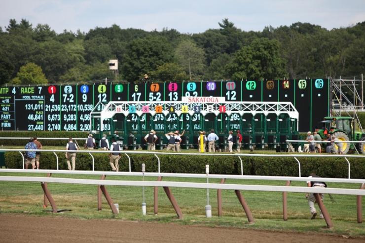 The Track At Saratoga Race Course Jpg