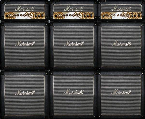 HD wallpaper: black Marshall speakers, six Marshall guitar speaker cabinets  | Wallpaper Flare