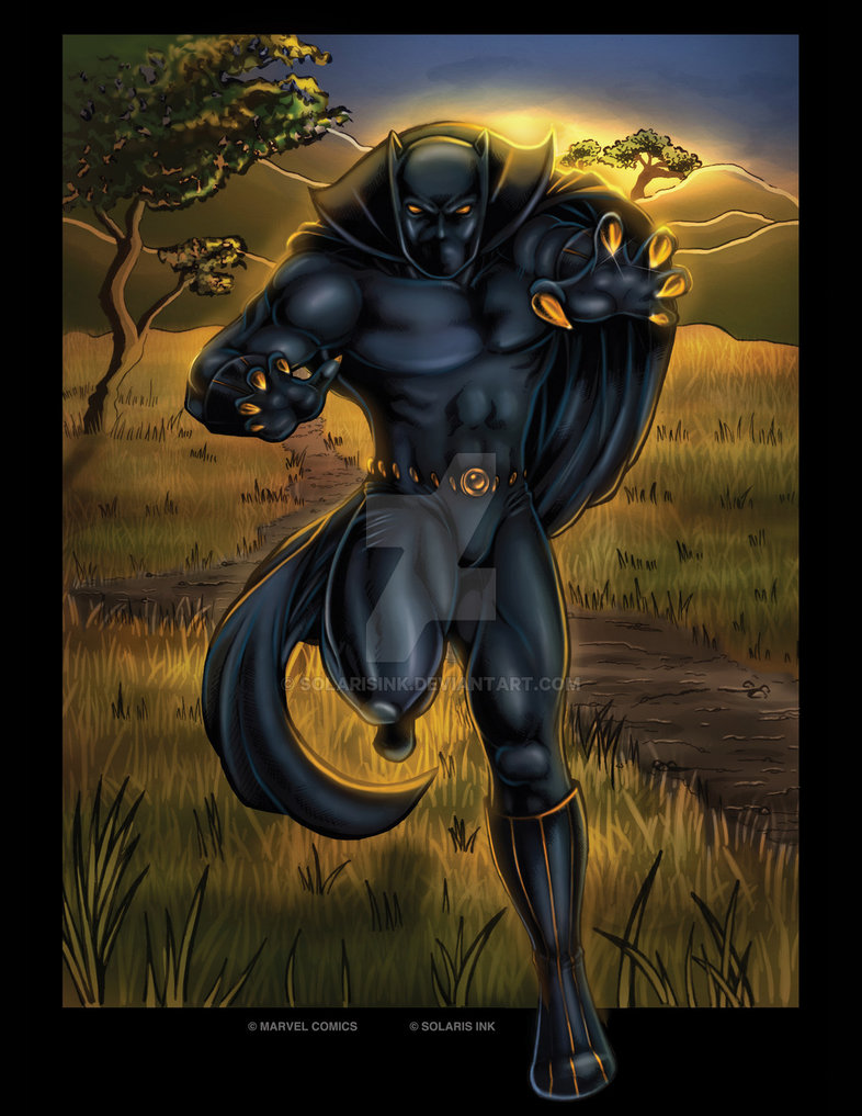 Blackpanther King Of Wakanda By Solarisink
