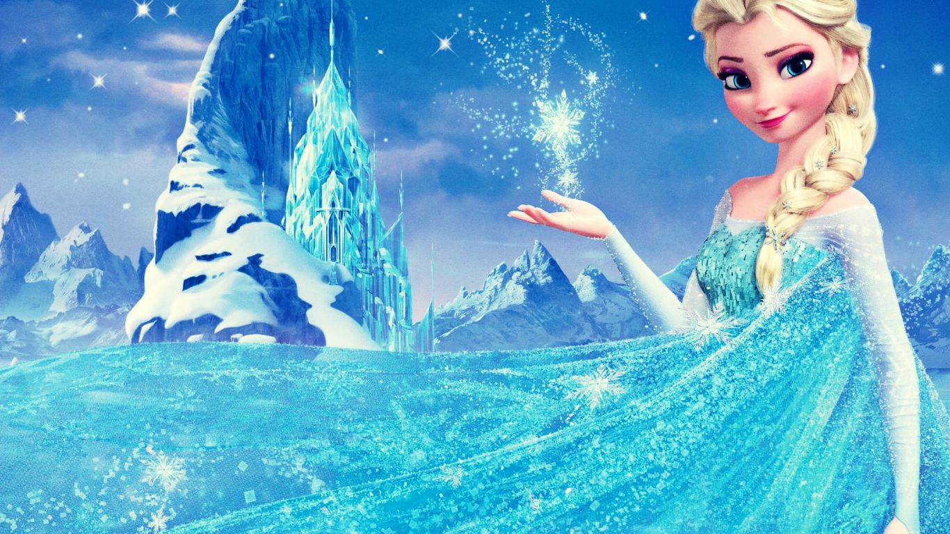 Elsa From Frozen Hd Wallpaper Best Wallpapers 1366x768