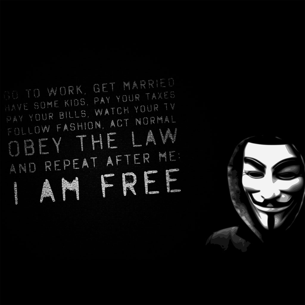 Kindle Fire Anonymous freedom message wallpapers Amazon Kindle Fire