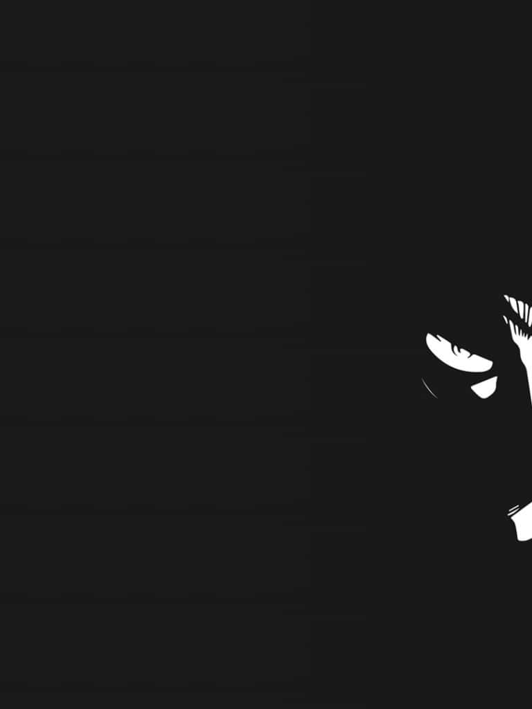 Luffy Black And White Wallpaper