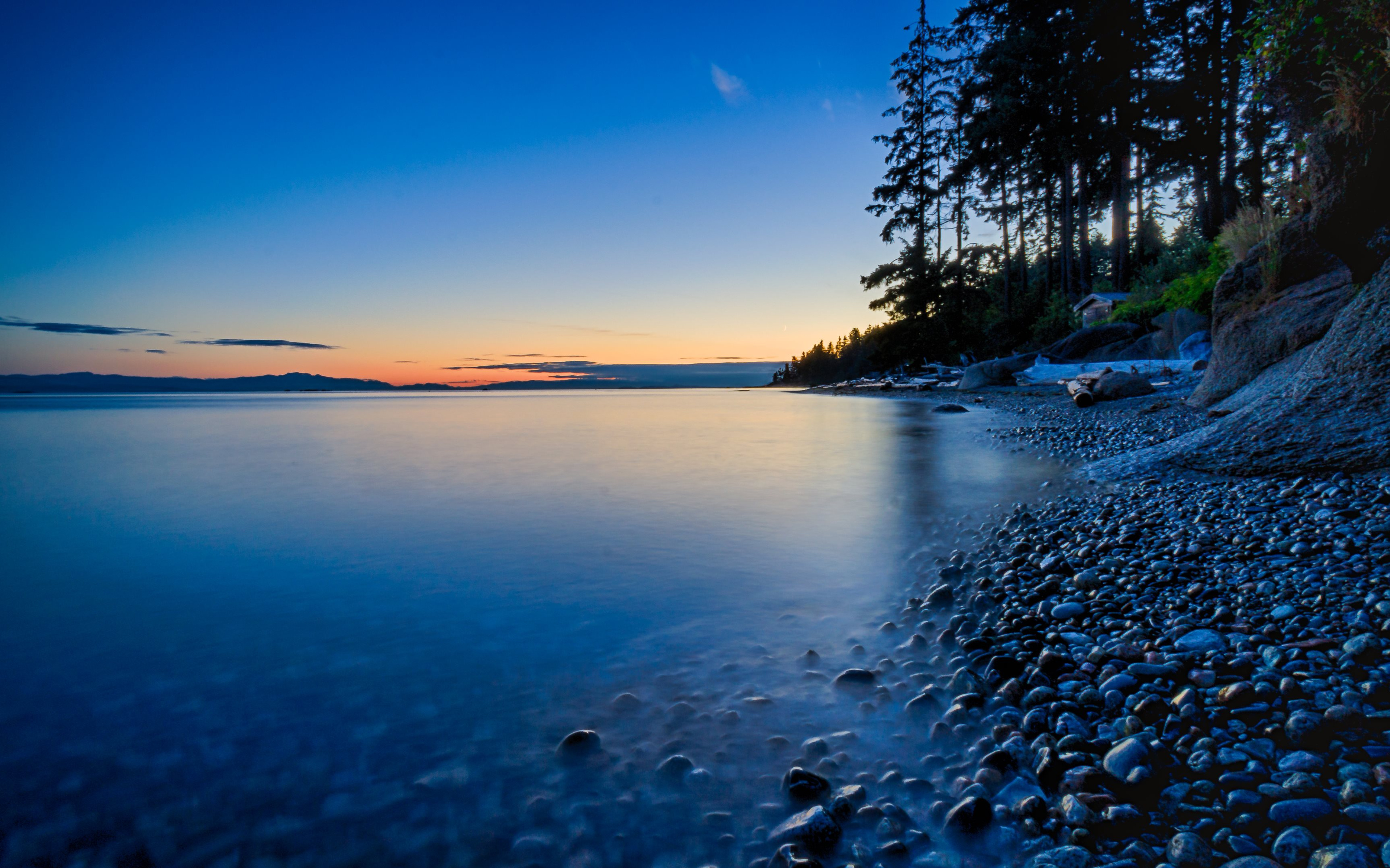 Beautiful Sunset Sea Sky Scenery Landscape 4k HD Wallpaper