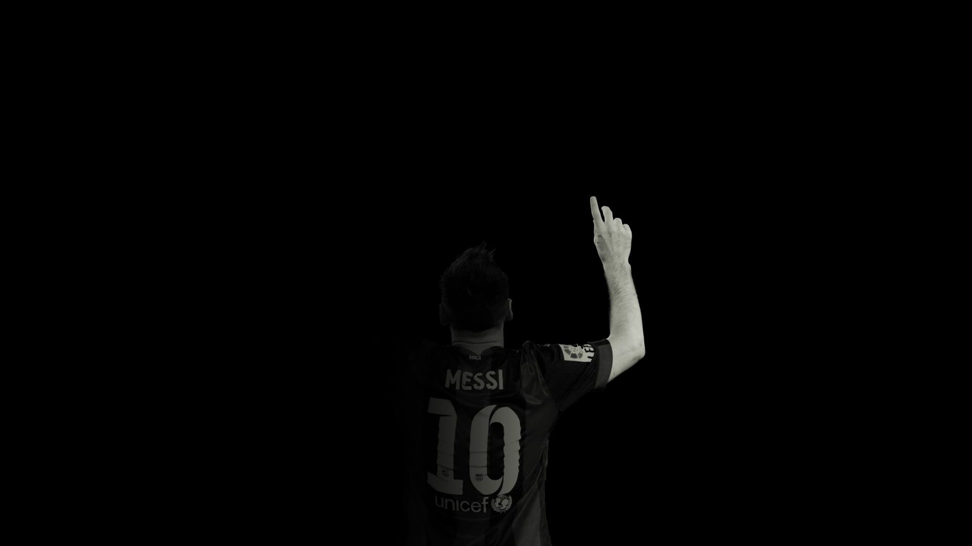 Black And Red Lionel Messi 1080p Wallpaper HDwallpaper